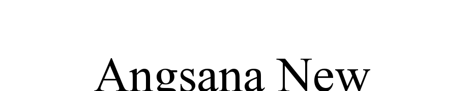 Angsana New Yazı tipi ücretsiz indir